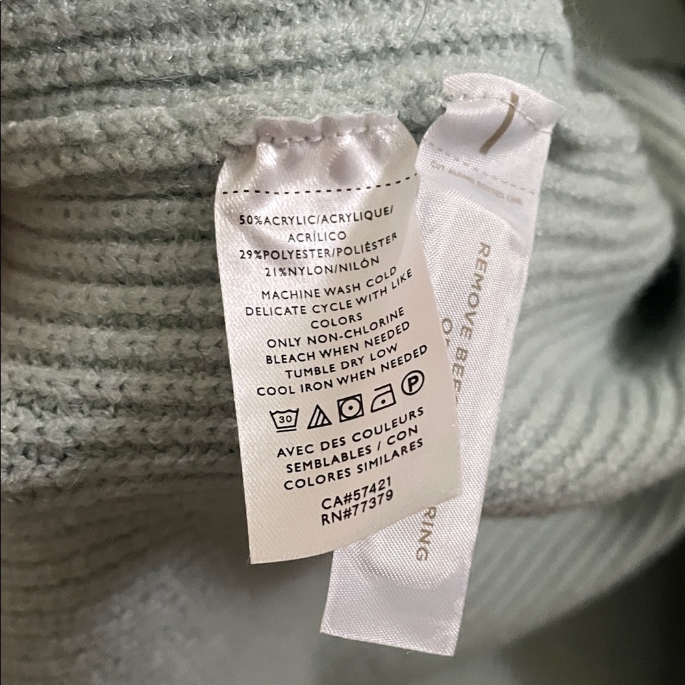ANN TAYLOR Cardigan knit Long Duster sweater with belt seafoam green - Picture 11 of 16